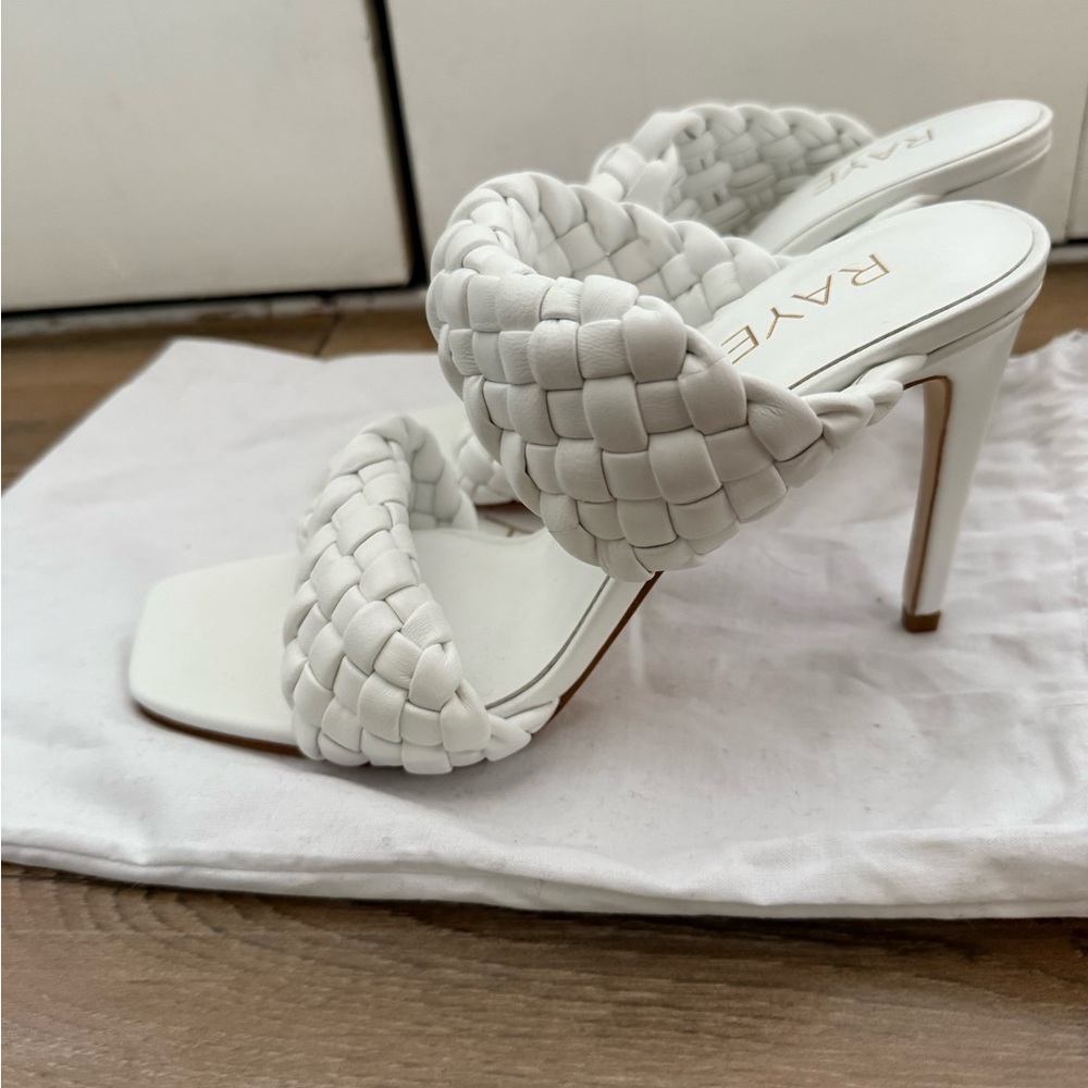 RAYE White Jordan Heels
